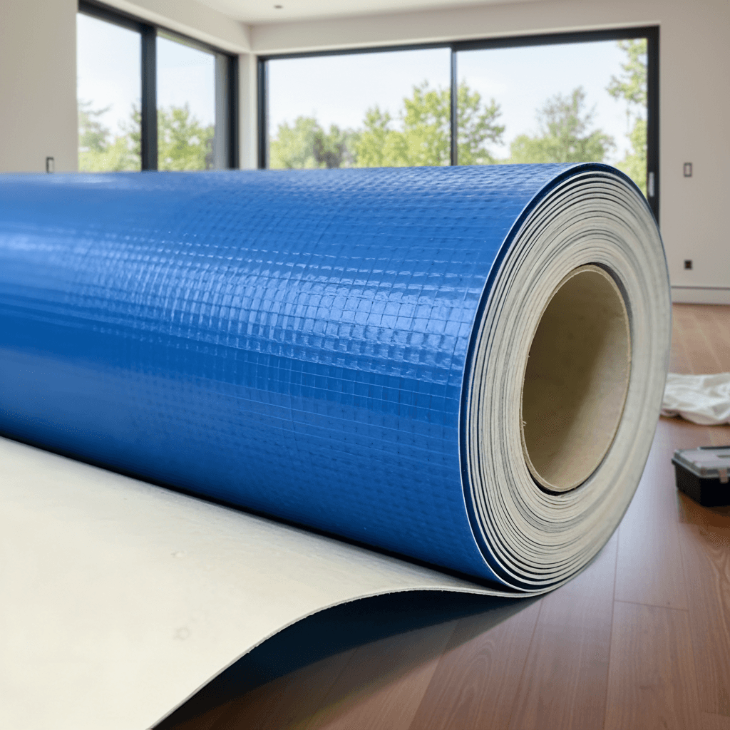 Green Protect LZB01 High Elasticity Anti-slip Woven Fabric EVA Foam Floor Protection Mat for Doors Walls Basements (0.8mm-5mm)
